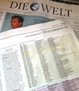 Uwe Nold als T0P-Berater in "DIE WELT"